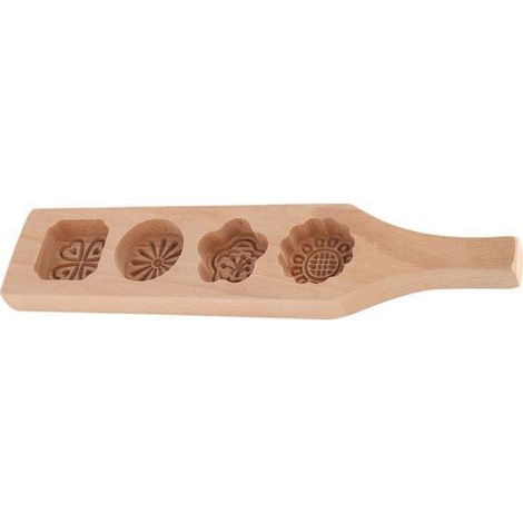 Moule À Gâteau De Lune - Bois De Hêtre - Style Vintage - Pour Desserts Mous - 1 Pièce (1/5)