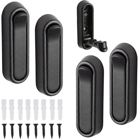 Ganchos plegables de aleación de zinc para colgar en la pared (4 unidades) (1/5)