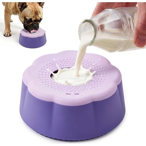 Slow Feeder Gamelle à lécher pour chien avec boule roulante pour tous les (1/5)