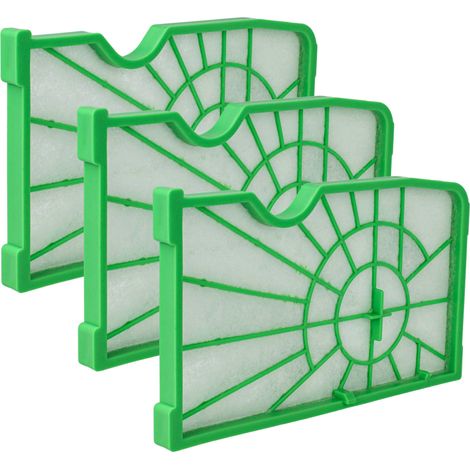 vhbw Set de 3x filtro de protección del motor reemplaza Sebo 1044 para aspiradoras - Filtro protector motor