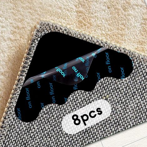 16 pcs tapis antidérapants (lot de 8), lavables, réutilisables, pour cuisine, salle de bain ou bureau (1/5)