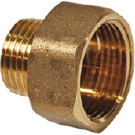 Idmar Messing-Reduzierhülse 1/2" x 3/8" DN15 x DN10