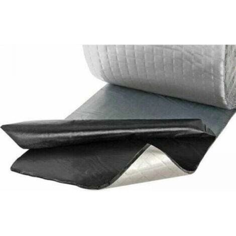 1PC Ruban d'étanchéité pour toiture (10 m x 50 mm x 1 mm), bande de solin extrêmement adhésive à froid avec revêtement en aluminium. (1/2)