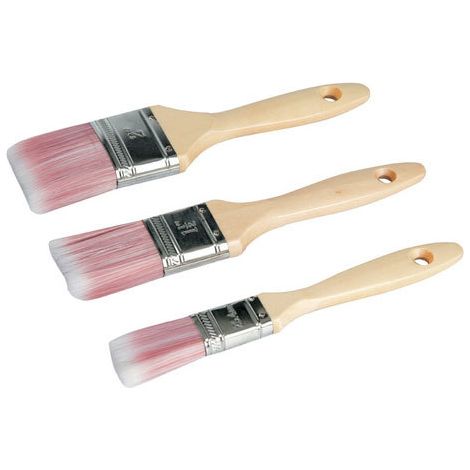 Silverline Synthetic Brush Set - 25, 40 &amp 50mm