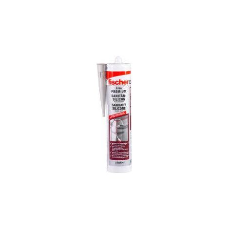 Fischer 1x Silicona Sanitaria 310 ml DSSA W blanca - 053101 (1/3)