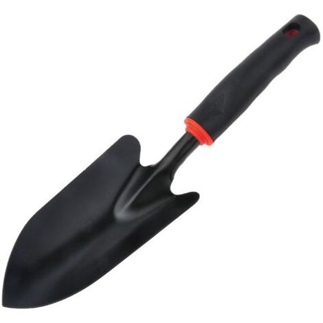 Déplantoir, Pour sols durs, Longueur : 30 cm, Tête en acier résistant/Manche en plastique, Noir/Orange (1/5)