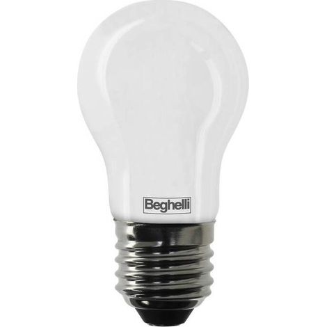 10 x BEGHELLI LED TV SFERA E27  6W 56546 FREDDA 6500K