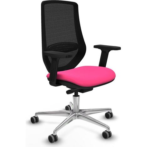 Piqueras y Crespo D086G0W Silla de Oficina Rosa Ergonómica (1/3)