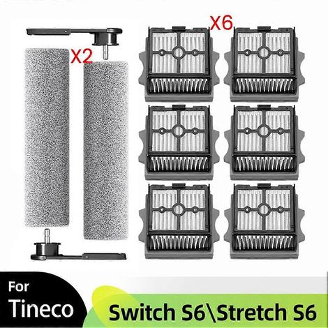 Filtre pour aspirateur brosse pour aspirateur Filtre de brosse pour aspirateur filtre de Tineco Floor One Switch S6/Stretch S6 Wet Dry Aspirateur Roller Brosse HEPA Filtres Accessoires (1/5)