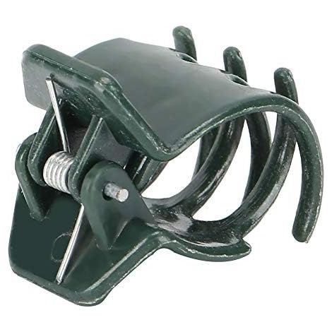 CSPARKV 15mm 100 Pcs Plastic Plant Clip Flower Stem Support Fixing Clamp Clips Garden Tool for Plants Vine Vegetables Tomatoes Cucumbers Orchid (1/5)