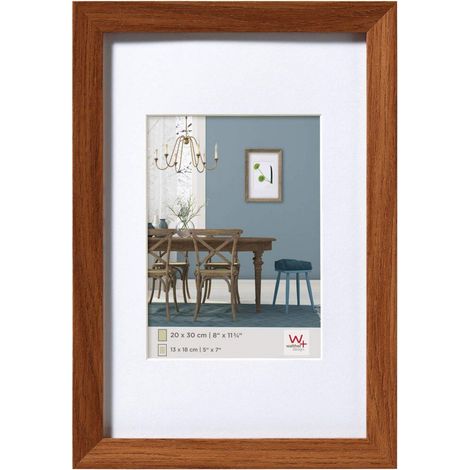 Cadre Fiorito en bois - 13 x 18 cm - Marron - Livraison gratuite