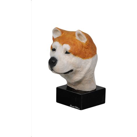 Akita, Akita Inu - statuette peinte, figurine, réalisée par un artiste, marque Art-Dog (1/3)