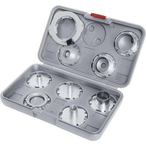 Bosch PRO Kopierhülsen Set, metrisch, 9-tlg., für Fräse GKF 18V-8 (1/3)