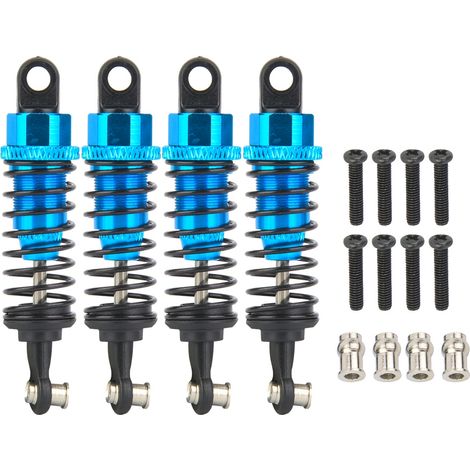 Amortisseurs chocs en aluminium RC pour voiture modèle 1/18 WLtoys A949 A969 (Bleu) (1/5)