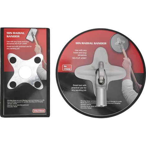 Disque De Ponçage Pour Ponceuse Radiale - Fixation Velcro - Forme Ronde Et Carrée - Pour Mur - Lot De 10 (1/5)