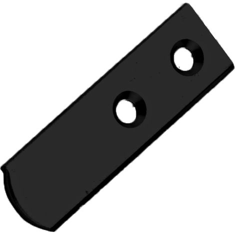 Barrette de fixation volet MERMIER M-300102 acier noir 63 x 19 mm