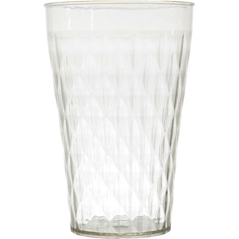 Mirage-Glas mit goldenem Rand, PET-Kunststoff (1/2)