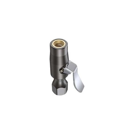 Raccords De Gonflage Pour Pneus - Accessoires de Compresseur avec Manomètre Étanche et Robustes pour Usage Intensif,Embout De Gonfleur À Verrouillage Pour Pneus - Adapté aux Camions, Véhicules,