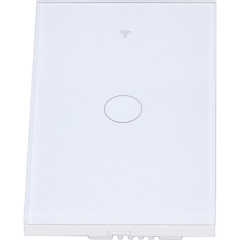 Interrupteur WiFi intelligent WS-US-RF Graffiti pour maison connectée, panneau tactile en verre RF433, 90-250 V, style américain (1/5)