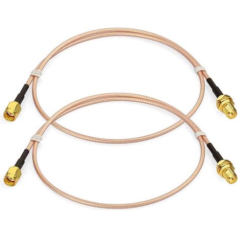 WiFi Antenna Extension Cable RP-SMA Male to Female RG316 60cm, 2pcs (1/5)