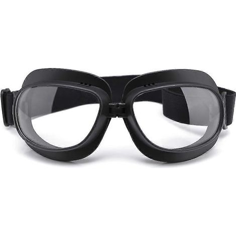 Motorradbrille Retro Vintage Pilot Cruiser Moto Cross Gafas Brille ATV UTV Scooter--Modell 4