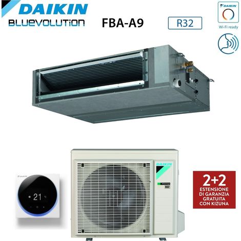 daikin bluevolution klimaanlage ducted air conditioner medium head 21000 btu fba60a single phase r-32 wi-fi optional - italian warranty wired control madoka white brc1h52w