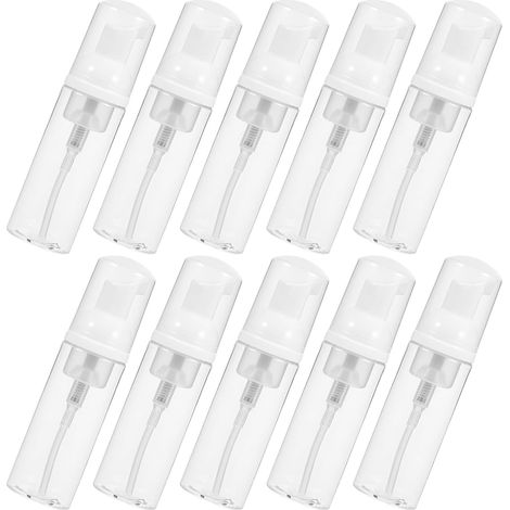 10 Pieces 30ml Clear Plastic Foam Pump Bottles (1/5)