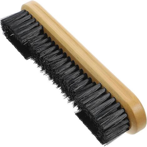 Brosse pour table de billard, idéale pour les amateurs de billard, avec un manche en bois kaki pour nettoyer les bords de la table, 1 pièce par paquet. (1/5)