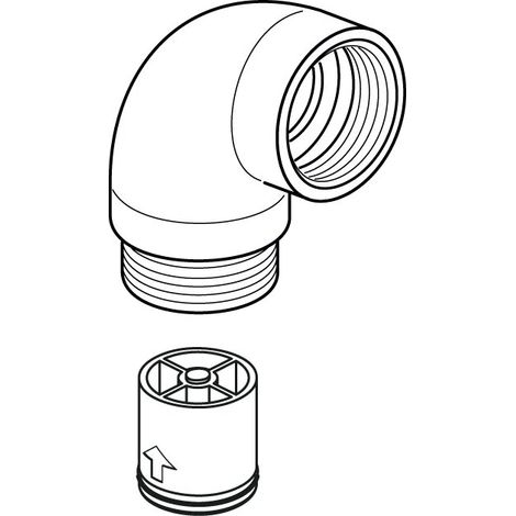 IDEAL STANDARD F960865AA Coude de raccordement 96GR pour douchette