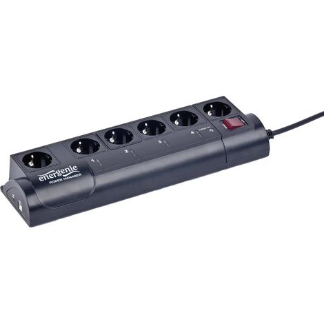 [GEBRAUCHT] B-Ware Gembird Steckdosenleiste Mehrfachsteckdose 6fach Eg Pms2 Schwarz