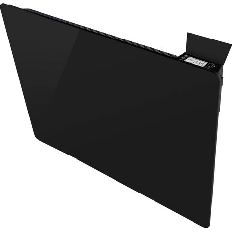 Radiateur à inertie sèche 2000 W – Verre noir – Cœur de chauffe en céramique – Programmation hebdomadaire – Détection de fenêtre ouverte (1/2)