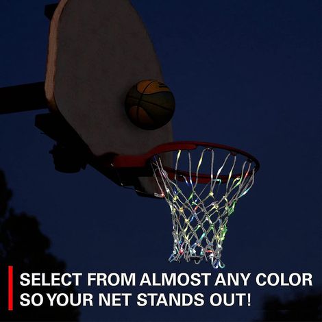 Filets lumineux de basket-ball multicolores à LED robustes de remplacement d619344 (1/5)