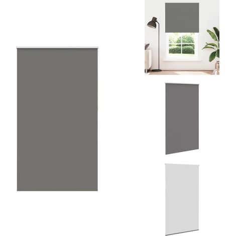 Verdunkelungsrollo Grau 125x210cm Stoffbreite 121,6cm Polyester - Verdunkelungsrollo - Verdunkelungsrollos - Rollo - Verdunklungsrollo (1/5)