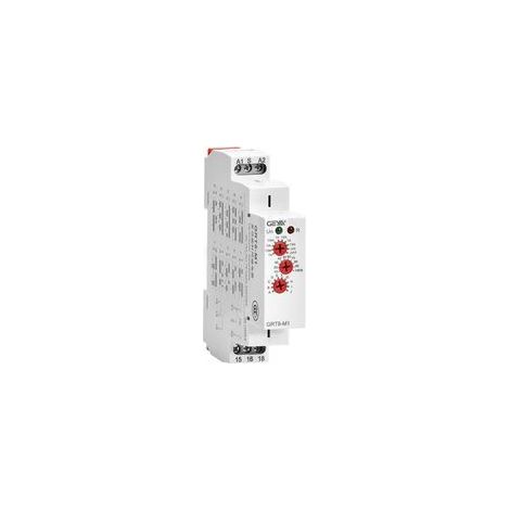 Relais Temporisé 220V Multifonction GRT8-M1 - Relais Temps Cyclique AC230V Rail DIN 35mm, 10 Fonctions Ajustables pour Applications Industrielles (1/5)