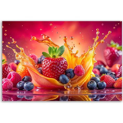 Tableau éclat fruité dynamique