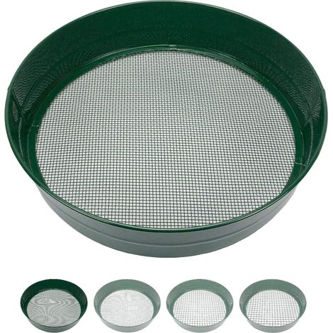 1 - Tamis De Jardin - Passoire À Terre - Maille 3mm Pour Compost Et Semences - Usage Extérieur - Vert - 33x7cm (1/5)