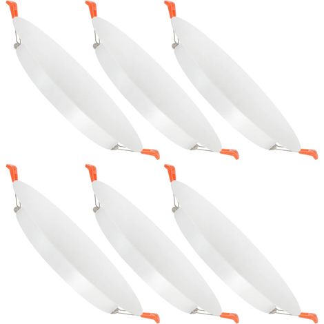 6Pcs 210mm/8.3" Diamètre Plaque De Couverture De Trou De Plafond Métallique, Cache De Trou De Projecteur Encastré Montage Murale Capuchon Décoratif Panneau D'accès (1/5)