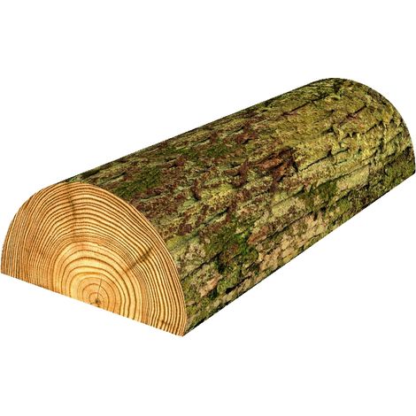 Moosfarbenes Halb-Nackenstützkissen 10 x 40 cm – ergonomisch, mit Memory-Schaum, für Rücken, Nacken und Hals, dekorativ – Bertoni (1/5)