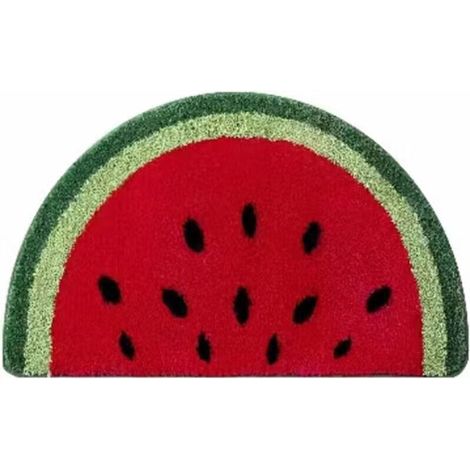 Neuartige Fußmatte in kaschmirähnlichem Muster, fruchtförmig, unregelmäßiges Design, rutschfest und kühlend – Fruit 14
