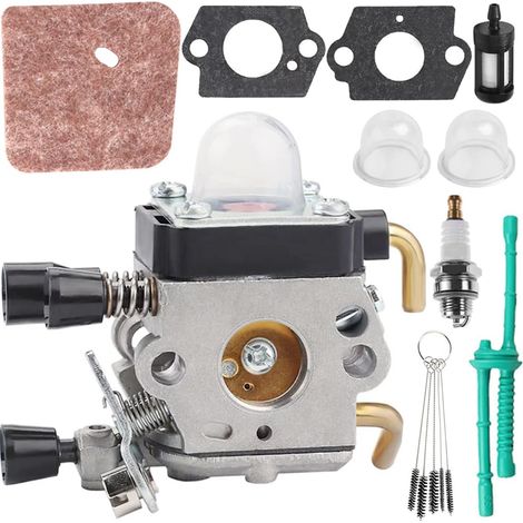 1 Carburateur, Kit Réparation, Joints, Filtre Air, Pour Débroussailleuse Stihl FS38 FS45 FS55 (1/5)