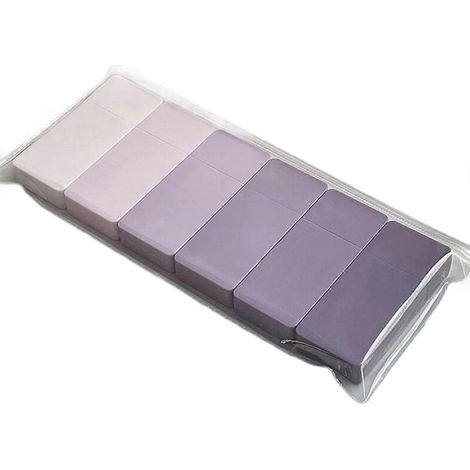 Lot de 6 rouleaux de correcteur liquide rechargeables pour la prise de notes, le marquage et la tenue d'un journal. Couleur violette. (1/4)