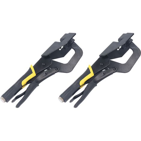 2 pièces équerre de serrage à angle droit 90° pour assemblage rapide de meubles, outil de fixation en T (1/5)