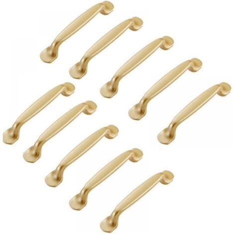 10 Stück 96 mm goldene Schrankgriffe – Möbelgriffe, Küchenschranktürgriffe FLITI