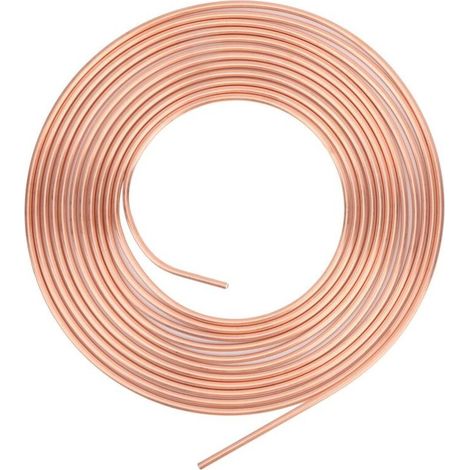 Kit de conduite de frein, diamètre extérieur 3/16 pouce, kit 25 pieds en laiton avec enrouleur et connecteur, flexible pour remplacement des conduites de frein (1/5)