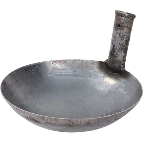 Louche Fer Épaisse avec Manche Long Cuillère Robuste pour Maison et Jardin