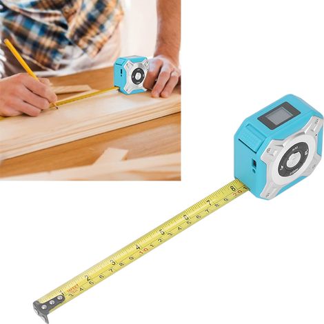 W-40 Entfernungsmesser, Lineal, Wasserwaage, digitales Messgerät, 5m/40m Distanzmessung, Flächenvergleichsmessung, Gehäuse aus Aluminiumlegierung, metrisch/imperial. (1/5)