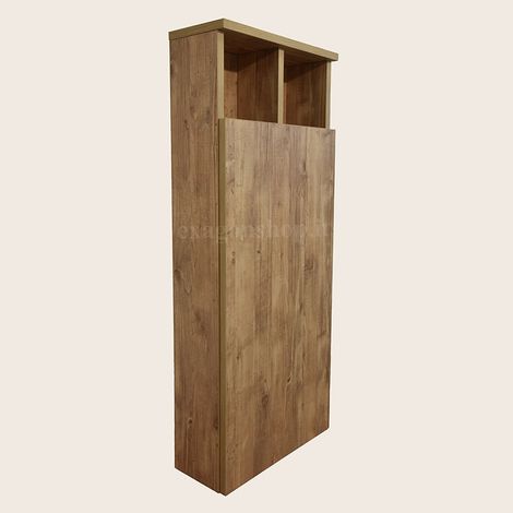 Exagonshop Colonna bagno effetto legno aramo light Cassandra Eyes