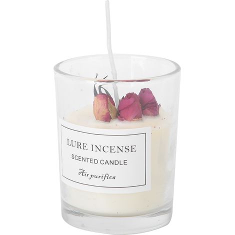 Bougie parfumée en pot de verre, cadeau d'anniversaire, décoration intérieure, décoration de table de mariage (1/5)