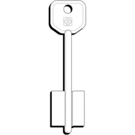SILCA 5AT1 CHIAVE DOPPIA MAPPA OTTONE Q.TA 25