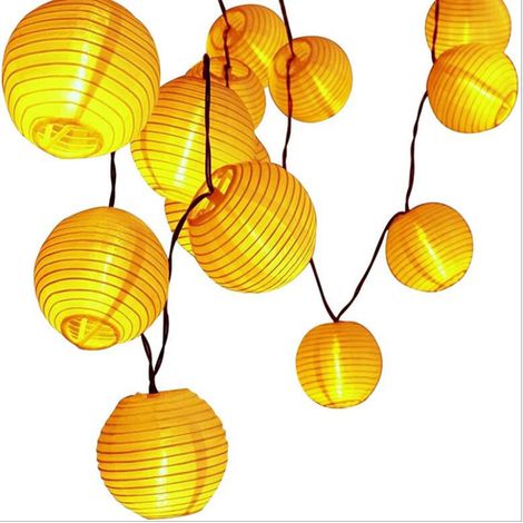 Farolillos Solares - 10 Led - 3,5 M - Impermeables Ip65 - Para Jardín Patio Boda Fiesta Decoración Exterior (1/5)